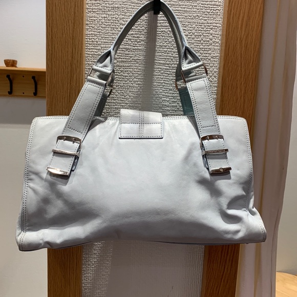 Charles David Blue Leather Bag - Picture 2 of 5